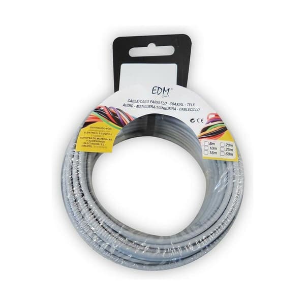 EDM sähkökaapeli 2.5mm harmaa 25m