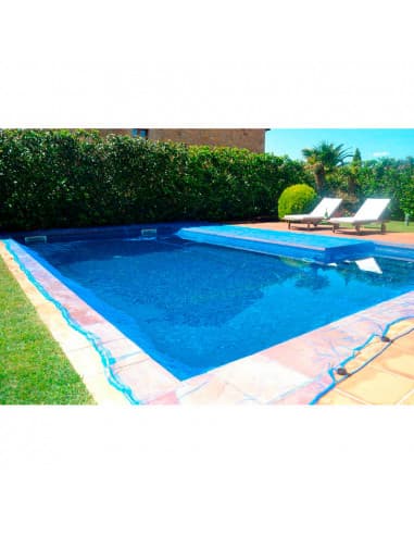Fun & Go leaf pool cover 7x11m Blå/Mångfärgad