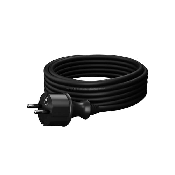Awtools h05vv-f strømkabel 1,5m sort