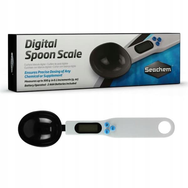 Seachem digital ske 300g kapacitet Sølv/Grå