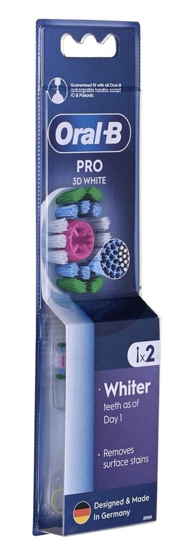 Oral-B 3D White Ersättningshuvuden 2-Pack