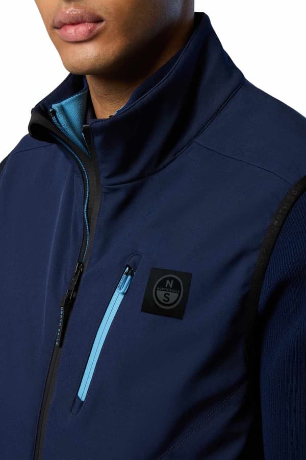North Sails Marin Utility Vest Navy Blue