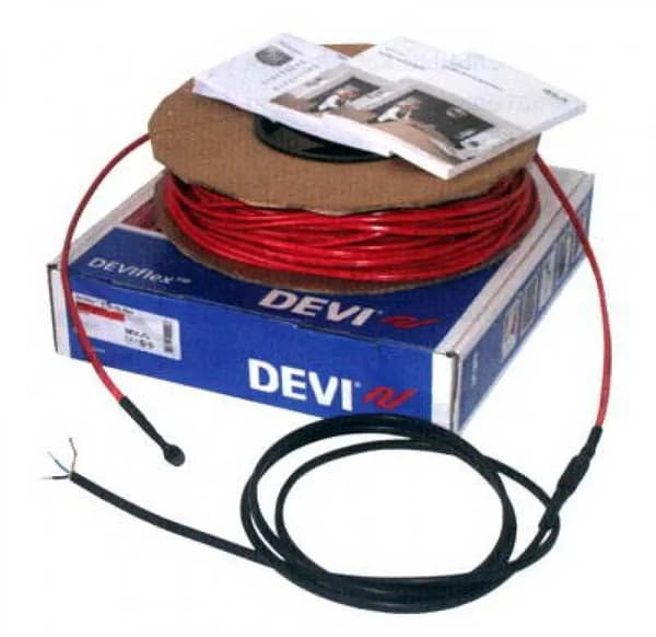 Top Ten deviflex 18t lämmityskaapeli punainen 1625W 90m