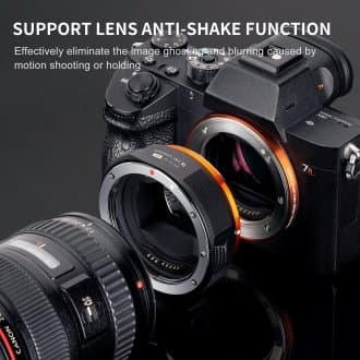 K&F Concept EF-E IV objektivadapter til Canon EF til Sony E