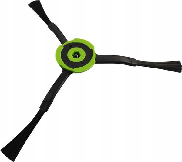 jettools sidebørste sort/grøn 3-armet