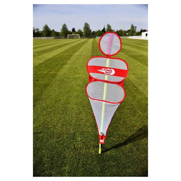 Shot Case powershot soccer training dummy wall röd/vit 150x50cm