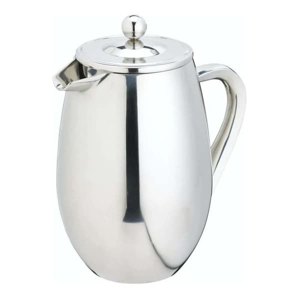 La Cafetière double-walled coffee pres 350ml Silver