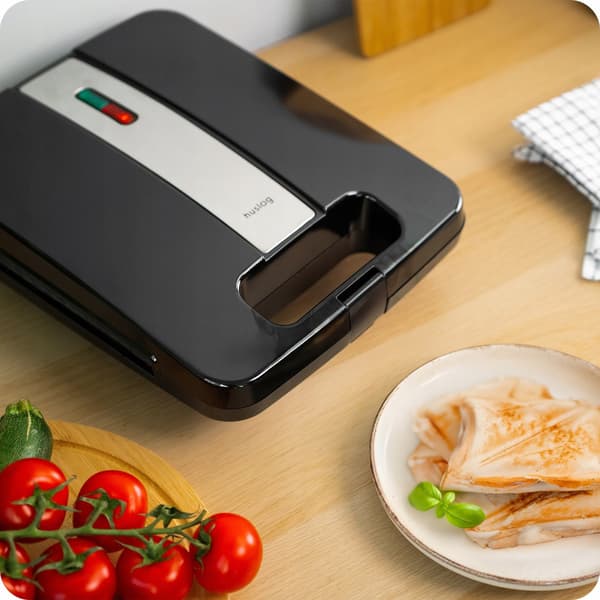 Aigostar Huslog Sandwich Toaster 1800W 4 Smörgåsar