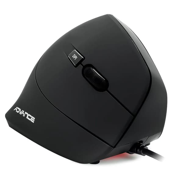 Advance Vertical Plus Ergonomisk Mus Svart