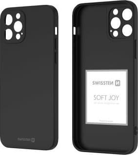 Swissten Soft Joy Case iPhone 14 Pro Max Musta