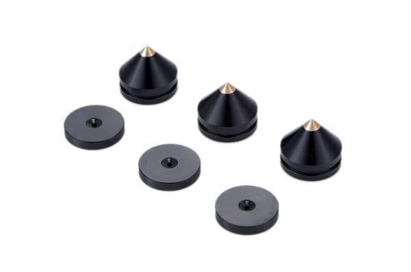 Mozos SPS-P04 kaiutintapit musta 4-pack