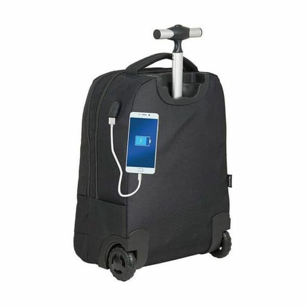 Safta Trolley til bærbar computer 15,6 tommer med USB-port