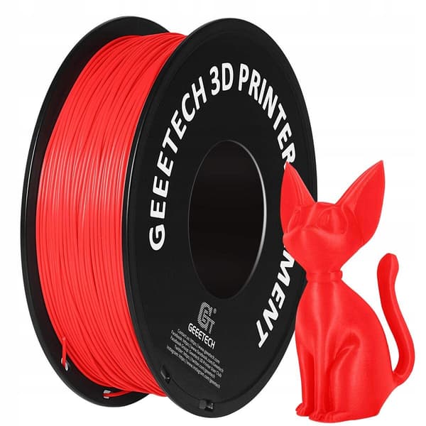 geeetech 3D-printer filament PLA 1,75 mm rød 1 kg