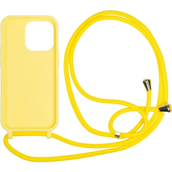 Mobile Origin Lanyard Case Keltainen iPhone 14 Pro:lle