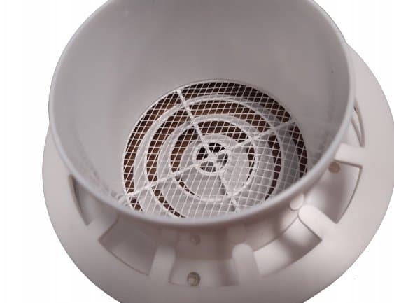 Ventika MW 125KE Ventilationsgitter Hvid