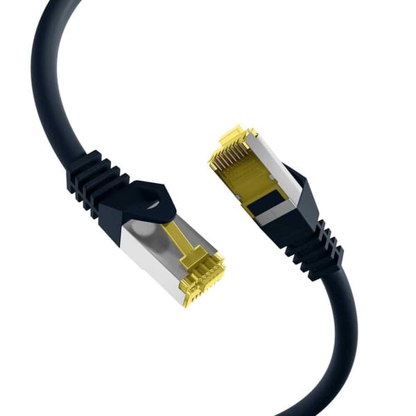 efb Netværkskabel RJ-45 3 meter, 10 Gbit/s, sort