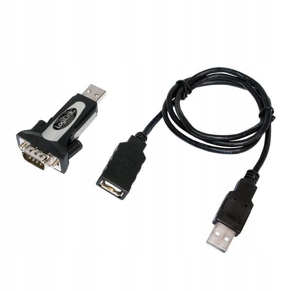 LogiLink AU0034 USB til seriel adapter med FTDI chip, sort