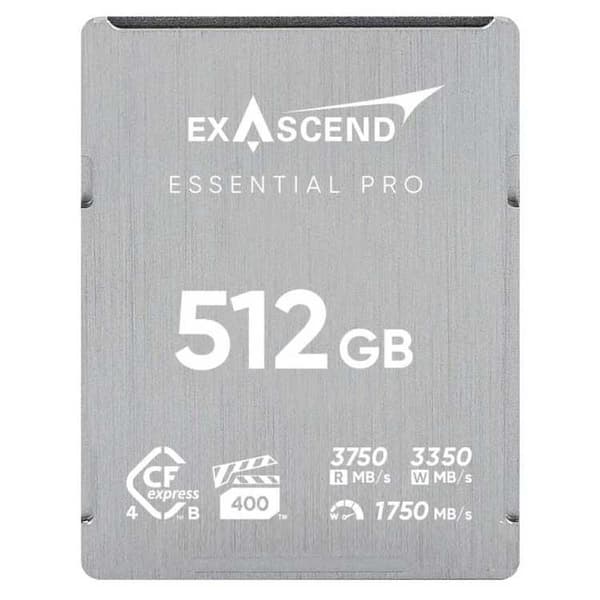 Exascend Essential Pro 512GB CFexpress 4.0 minneskort