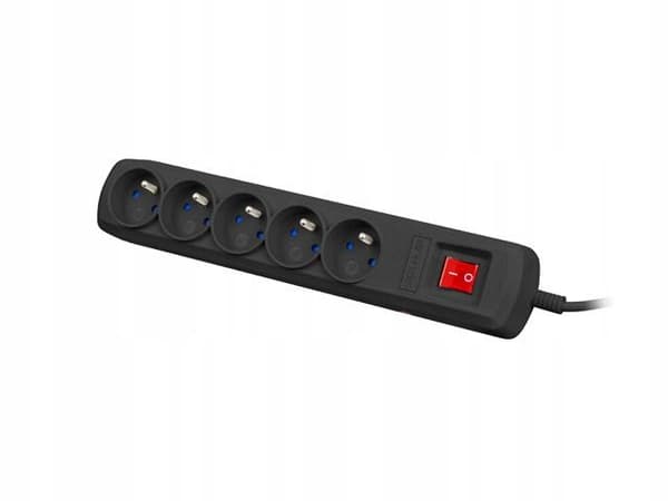 Lechpol Armac Power Strip ARC5 5 stik sort