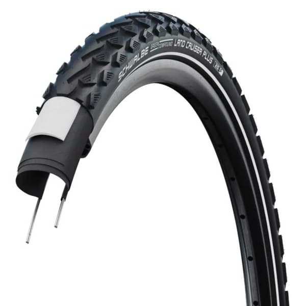 Schwalbe land cruiser plus cykeldæk sort refleks