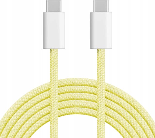 Kruger&Matz Câble USB-C 60W jaune