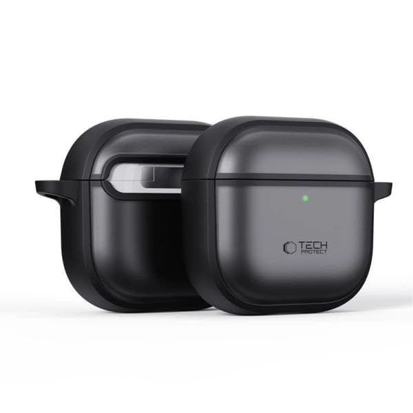 Tech-Protect Magmat musta kotelo AirPods 4:lle