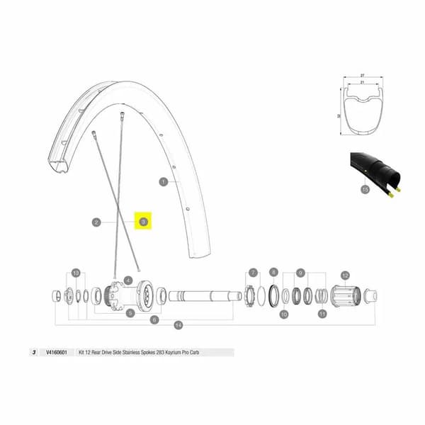 Mavic Ksyrium Pro Carbon UST Disc 12-pack cykelstænger