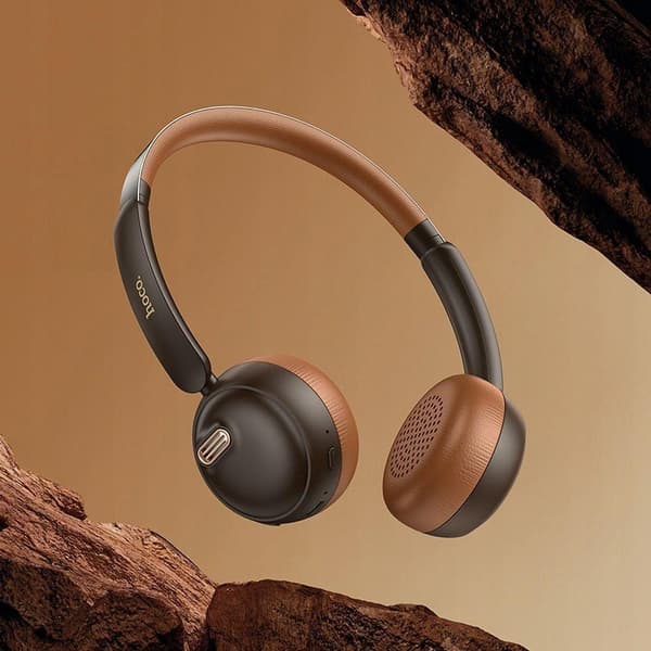 Hoco W62 hörlurar Bluetooth 5.3 bruna