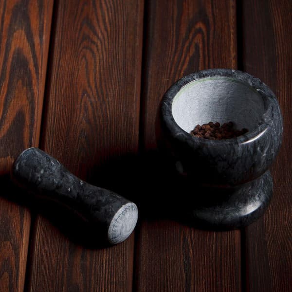 Vilde granite mortar grå 11 cm