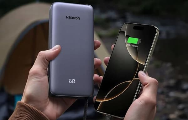 Ugreen pb536 power bank 20000mAh grå