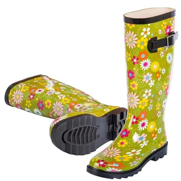 Stocker Bottes de pluie Femmes Imperméables Vert EU 35