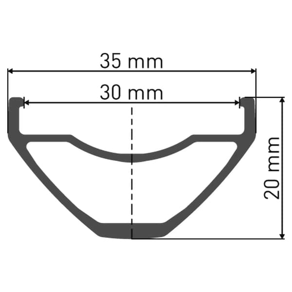 DT Swiss e 1900 spline 30 baghjul 27.5 tommer sort