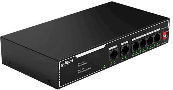 Dahua Technology sf1006lp Ethernet switch med 6 porte