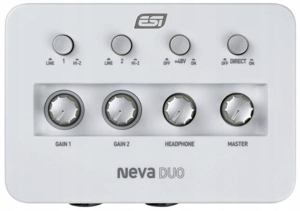ESI Neva Duo USB-C lydkort 24-bit/192kHz Sølv
