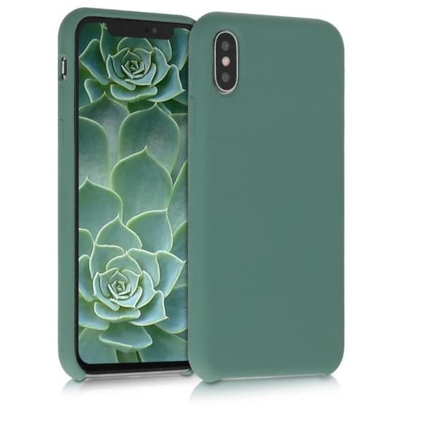 kw-commerce iPhone X mobiltelefonfodral silikon grön