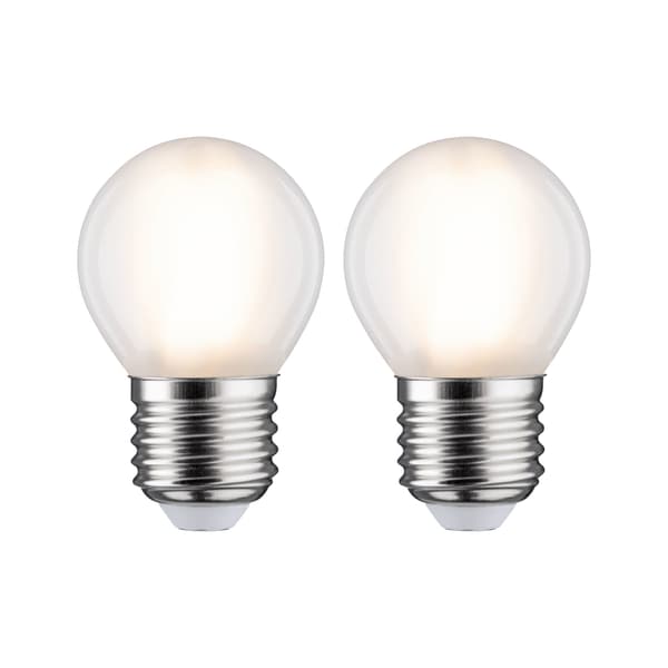 Paulmann 286.39 LED-lampa E27 varmvit 2-pack