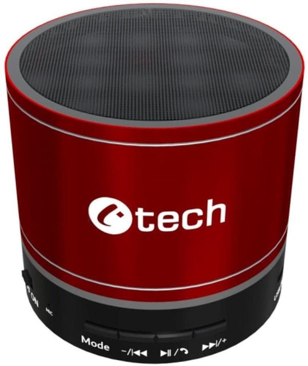 C-Tech Repro SPK-08R Bluetooth-kaiutin punaisena