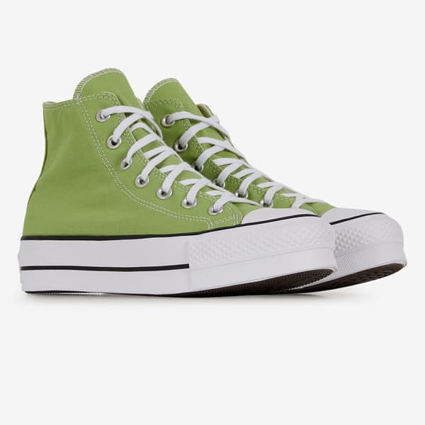Converse chuck taylor all star lift platform grøn