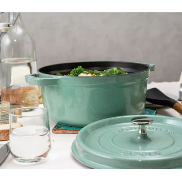 Staub cocotte rund sage 28 cm 6.7 l