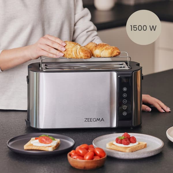 Zeegma Tostee Chef Easy Sølv/Grå 1500W 4 skiver