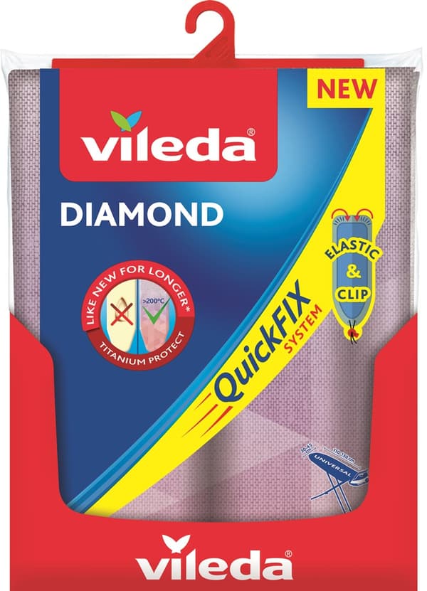 Vileda Diamond strygebrædderdække 130x45cm