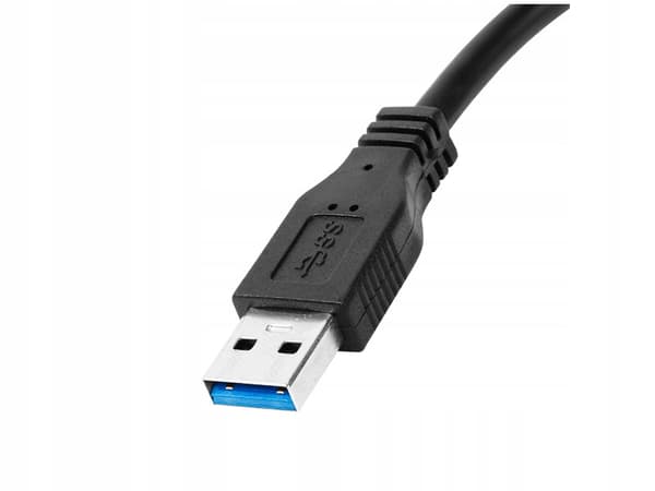 Quer USB-adapter USB-A til VGA kom0984 sort