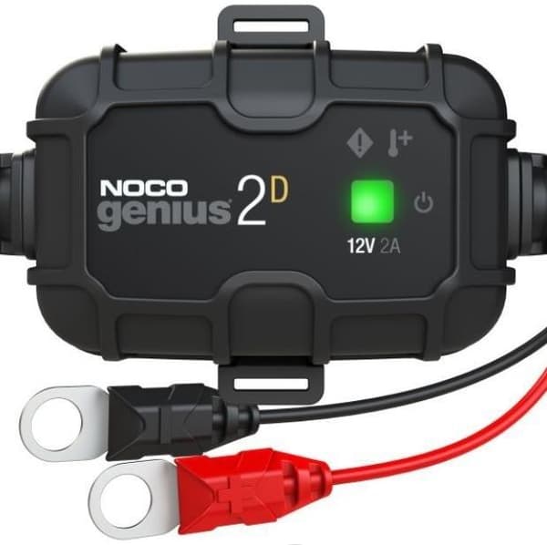 NOCO Genius 12V 2A akkulaturi, musta