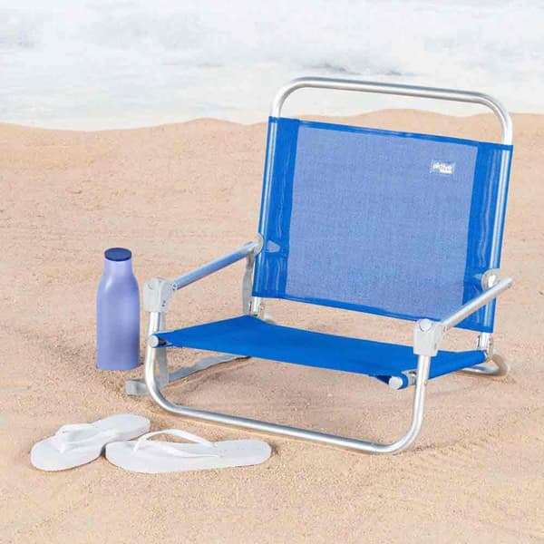 Aktive strandstol i blå