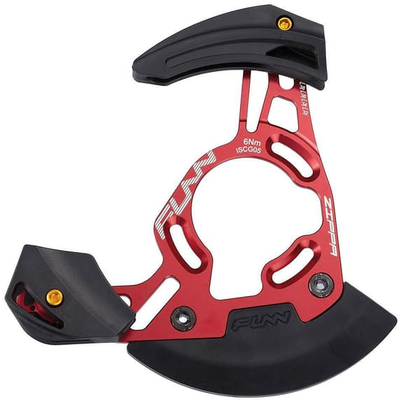 Funn Zippa DH guide-chaîne rouge