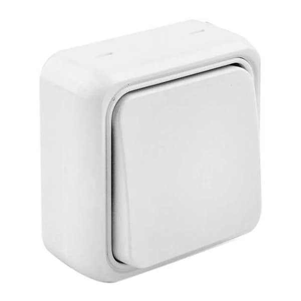 Onlex Overfladekontakt Hvid 65mm 10A