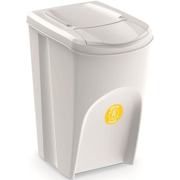 Prosperplast sortibox genbrugsbeholder 4x35l grå
