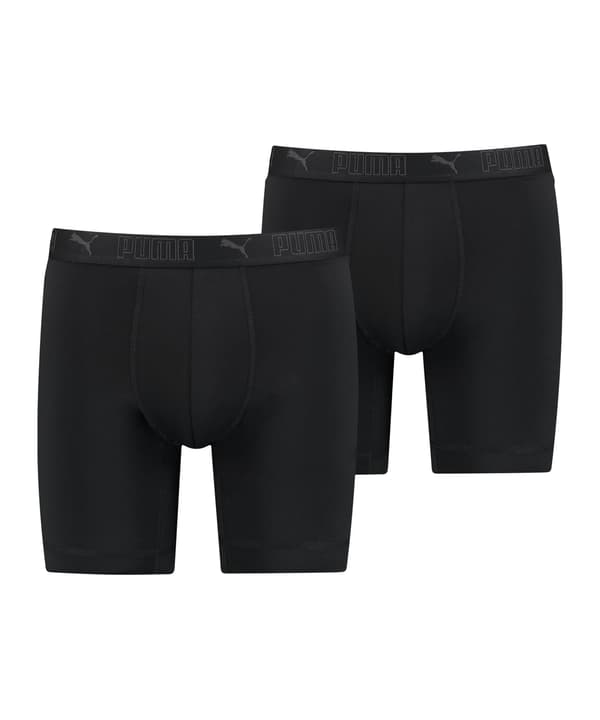 PUMA pitkät mikrofiilikalsarit musta 2-pack