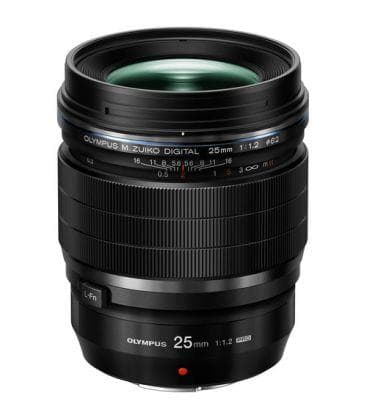 OM System Objektiv 25 mm f/1.2 Sort