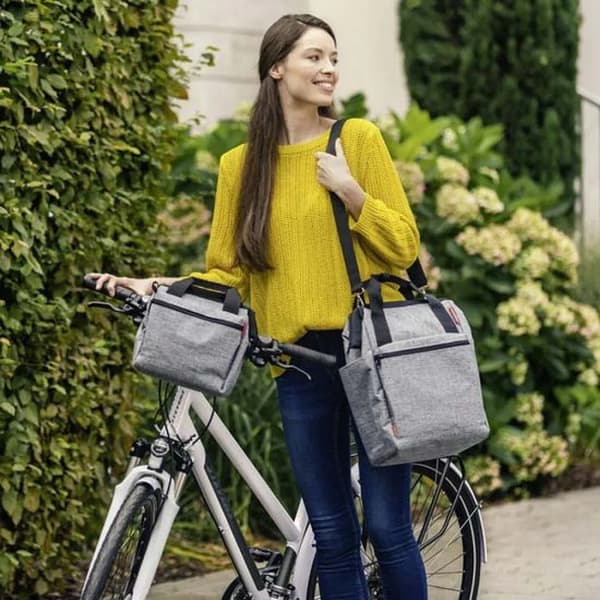 Klickfix Roomy Styretaske Sølv 4L